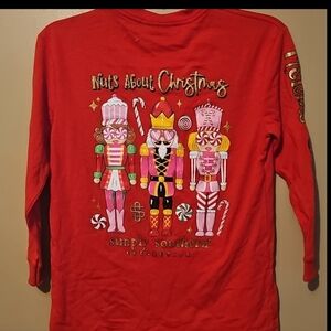Simply Southern Kids Nutcracker Christmas Red Long Sleeve Tee Holidaywear